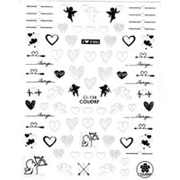 Köröm matrica 3D-s No.CJ134 -76