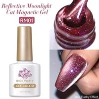 Born Pretty Reflective Moonlight Cat Magnetic UV/LED gél lakk 10 ml - RM01