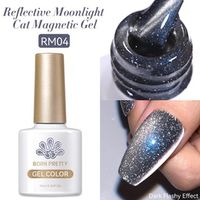 Born Pretty Reflective Moonlight Cat Magnetic UV/LED gél lakk 10 ml - RM04