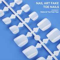 KOSKOE Soft Gél Tip - LÁBRA - 120 db-os