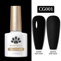 Born Pretty UV/LED gél lakk 10 ml - CG001 - Fekete