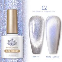 Born Pretty Sea Blue Cat Magnetic UV/LED gél lakk 10 ml - SB12