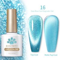 Born Pretty Sea Blue Cat Magnetic UV/LED gél lakk 10 ml - SB16