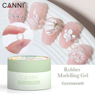 3D gyurmazselé minták körmön - átlátszó 3D virág, masni és gyöngy díszítés gyurmazseléből