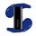 SEMILAC UV/LED Gél Lakk 7ml - 308 - Festive Blue