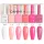 CANNI HEMA FREE UV/LED gél lakk szett 6x9ml - 2311 -  Blush Bliss Bouquet
