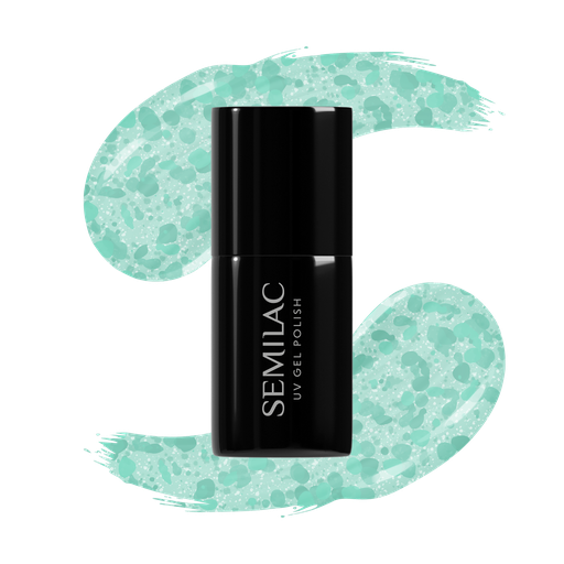 SEMILAC UV/LED Gél Lakk 7ml - 495 - HEMA FREE - Mint Glacier