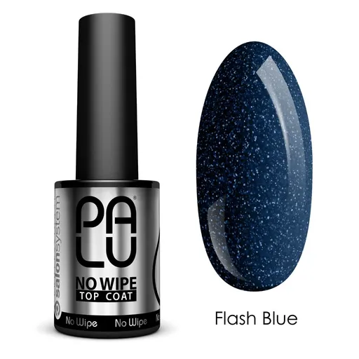 PALU Top Coat - Flash Blue - fixálásmentes fényzselé - 11g