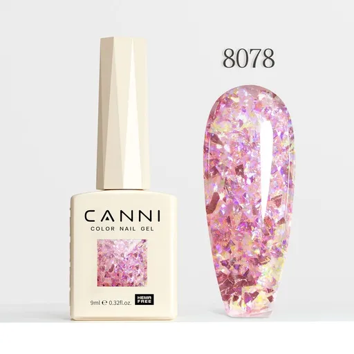 CANNI HEMA FREE UV/LED gél lakk 9ml No.8078