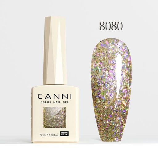 CANNI HEMA FREE UV/LED gél lakk 9ml No.8080