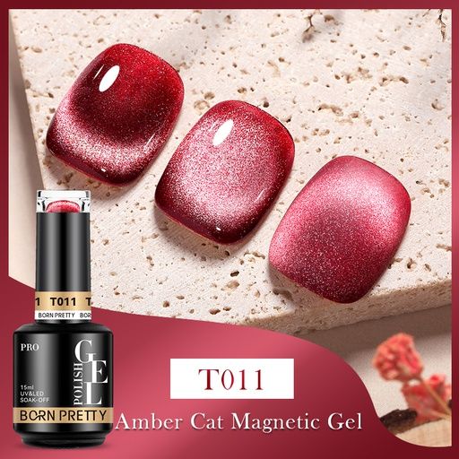 BORN PRETTY PRO UV/LED gél lakk 15 ml - T011 - Amber Cat Eye