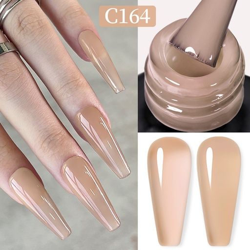 Born Pretty Pro UV/LED HEMA FREE gél lakk 15 ml - C164 - Jelly Almond