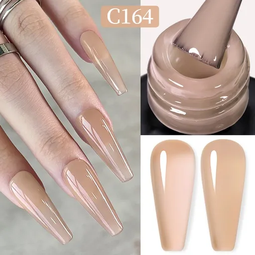 Born Pretty Pro UV/LED HEMA FREE gél lakk 15 ml - C164 - Jelly Almond