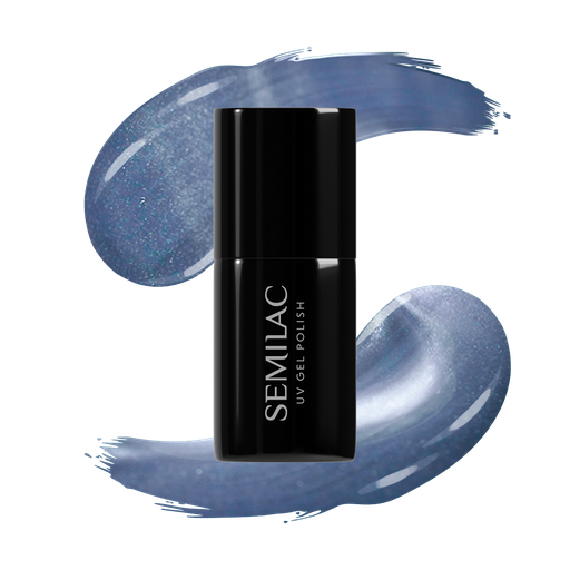 SEMILAC UV/LED Gél Lakk 7ml - 665 - Blueberry Gloss Cat Eye