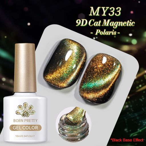 Born Pretty Cat Magnetic gél lakk 10 ml - MY033 - 9D Cat Eye
