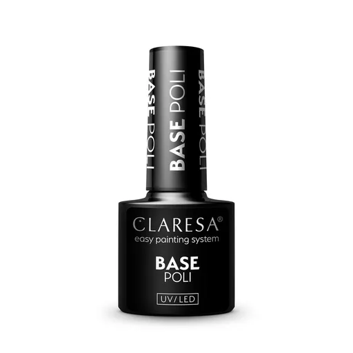 CLARESA UV/LED Poli Base Gel - 5g - porcelánporral dúsított base gél
