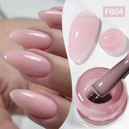 Born Pretty - Fiber Base Gel 10 ml - FB04 Light Pink