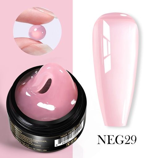 Born Pretty  Pro fixálásmentes gyurmazselé 15 ml -  NEG29 - Áttetsző