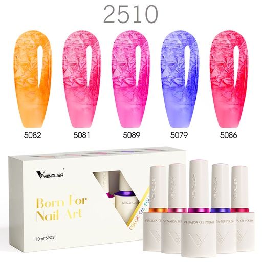 Venalisa 5 db-os UV/LED Gél lakk szett - 5x10 ml - V2510