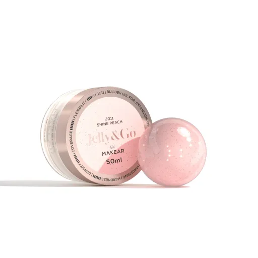 MAKEAR JELLY&GO Builder Gél 50ml No.JG11 - Shine Peach
