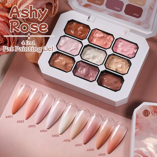 BORN PRETTY 4in1 festőzselé paletta - No.L01 - Ashy Rose