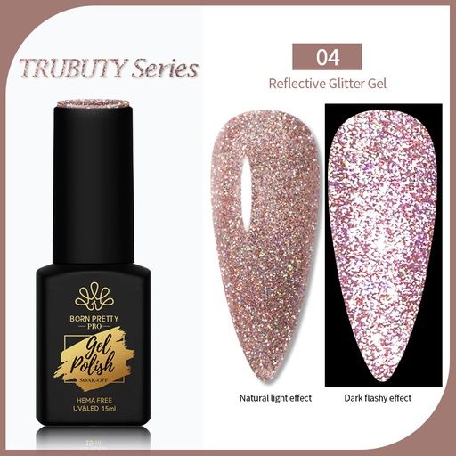Born Pretty Trubuty UV/LED HEMA FREE gél lakk 15 ml - No.004