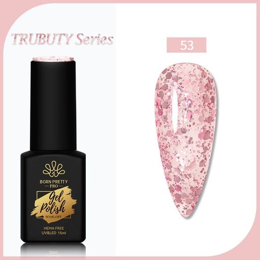 Born Pretty Trubuty UV/LED HEMA FREE gél lakk 15 ml - No.053