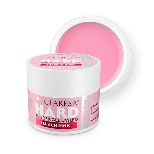 CLARESA Hard&Easy Builder Gél 45g - French Pink