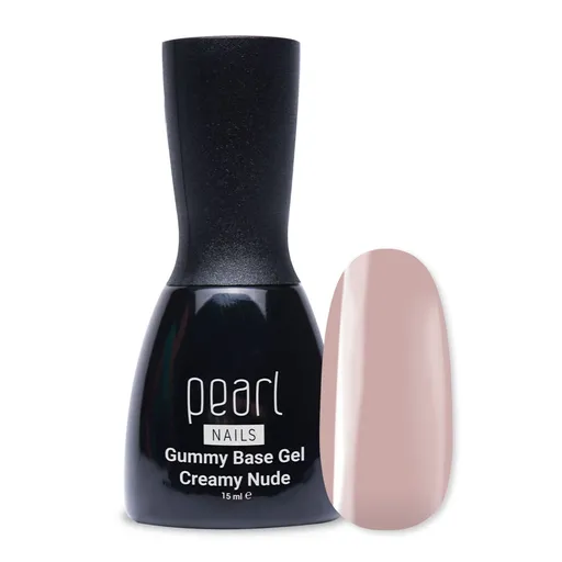 Pearl Nails Gummy Base Gel 15ml - Creamy Nude