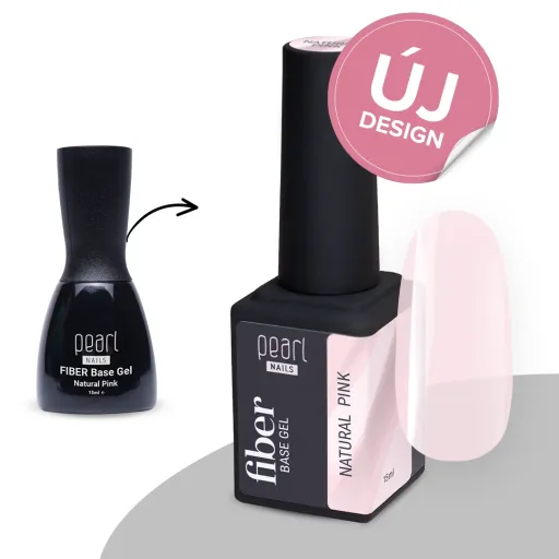 Pearl Nails Fiber Base Gel 15ml - Natural Pink