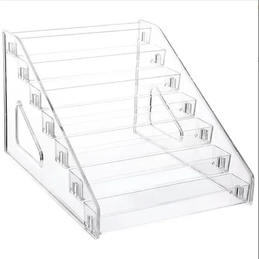 Lakk tartó állvány - 7 szintes - clear