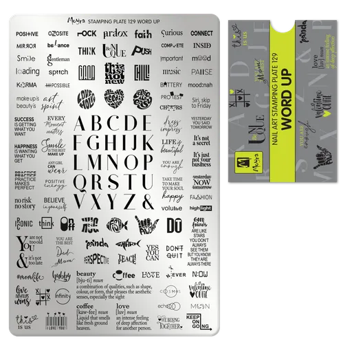 Moyra nyomdalemez No.129 Word Up