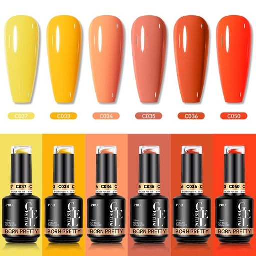 Born Pretty Pro UV/LED HEMA FREE gél lakk szett 6x15ml - BC110