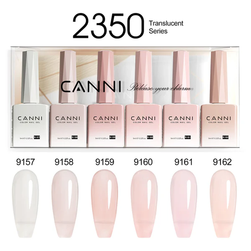 CANNI HEMA FREE UV/LED gél lakk szett 6x9ml - 2350