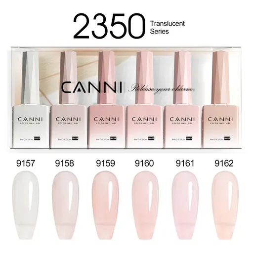 CANNI HEMA FREE UV/LED gél lakk szett 6x9ml - 2350