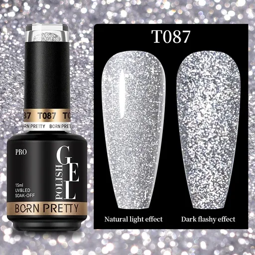 BORN PRETTY PRO UV/LED gél lakk 15 ml - T087 - Reflective Gel