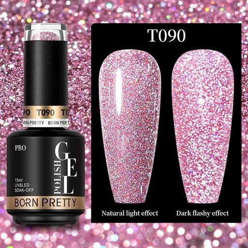 BORN PRETTY PRO UV/LED gél lakk 15 ml - T090 - Reflective Gel