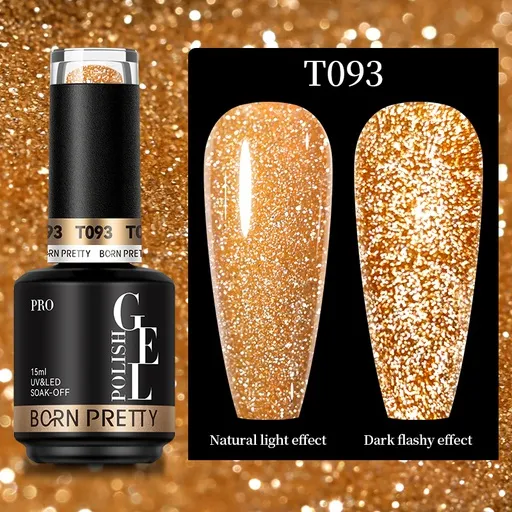 BORN PRETTY PRO UV/LED gél lakk 15 ml - T093 - Reflective Gel