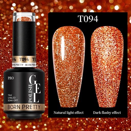BORN PRETTY PRO UV/LED gél lakk 15 ml - T094 - Reflective Gel