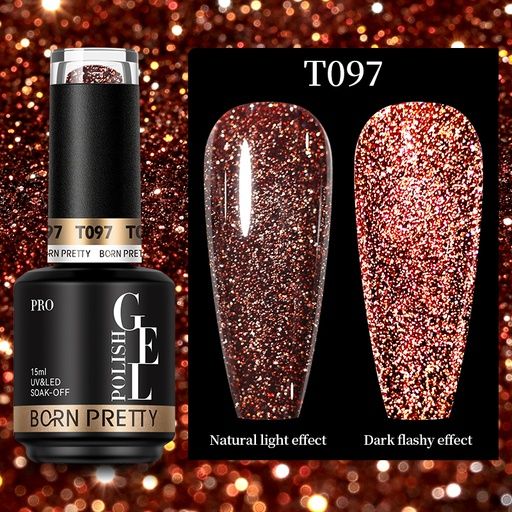BORN PRETTY PRO UV/LED gél lakk 15 ml - T097 - Reflective Gel
