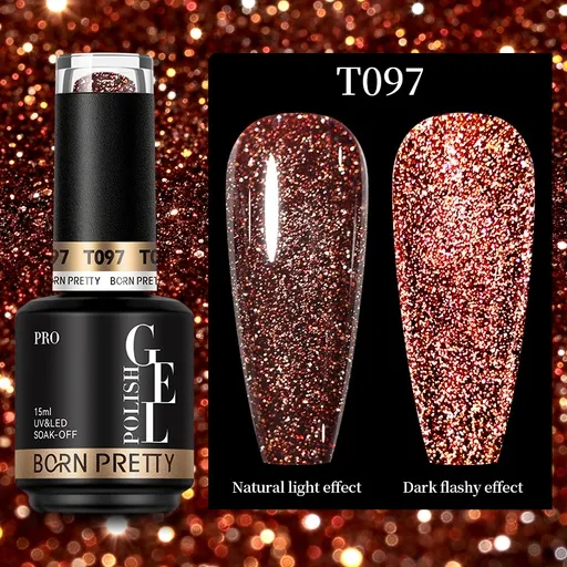 BORN PRETTY PRO UV/LED gél lakk 15 ml - T097 - Reflective Gel