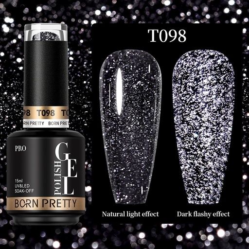 BORN PRETTY PRO UV/LED gél lakk 15 ml - T098 - Reflective Gel