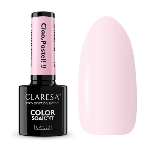 CLARESA UV/LED gél lakk 5g - Ciao, Pastel! 08