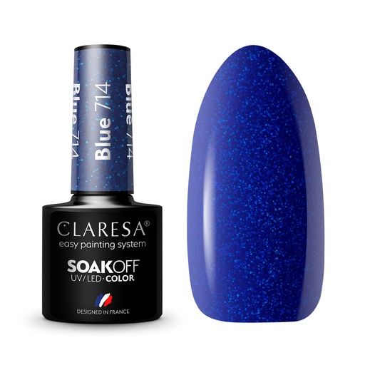 CLARESA UV/LED gél lakk 5g Blue No.714