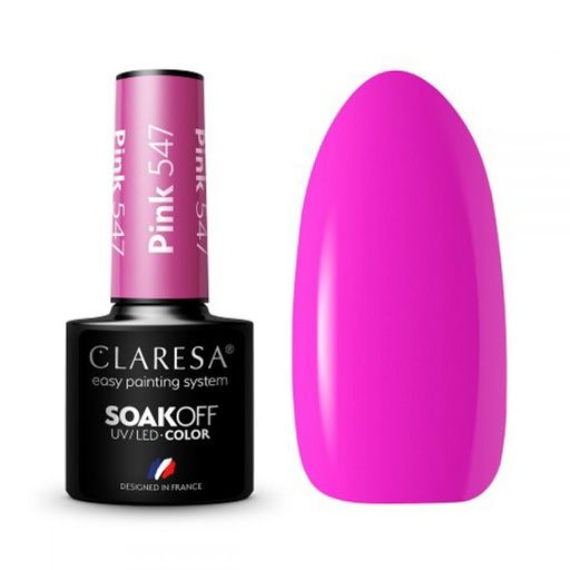 CLARESA UV/LED gél lakk 5g - PINK 547