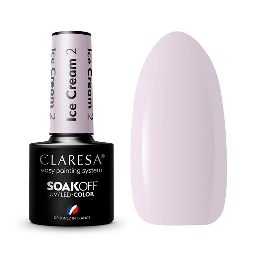 CLARESA UV/LED gél lakk 5g - Ice Cream 2