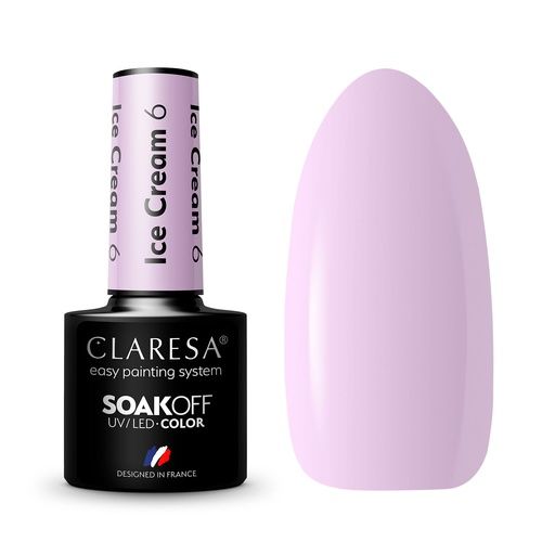 CLARESA UV/LED gél lakk 5g - Ice Cream 6