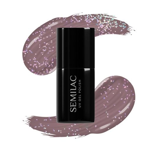 SEMILAC UV/LED Gél Lakk 7ml - 322 - Shimmer Dust Brown