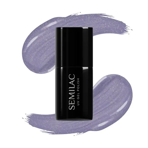 SEMILAC UV/LED Gél Lakk 7ml - 379 - HEMA FREE - Shimmer Stone Saphirre