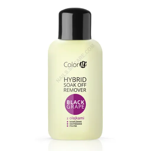 Silcare COLOR IT Soak Off Remover - Leoldó 150 ml - Fekete szőlő